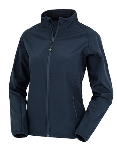 RES-R901F-Womens Recycled 2-Layer Printable Softshell Jacket